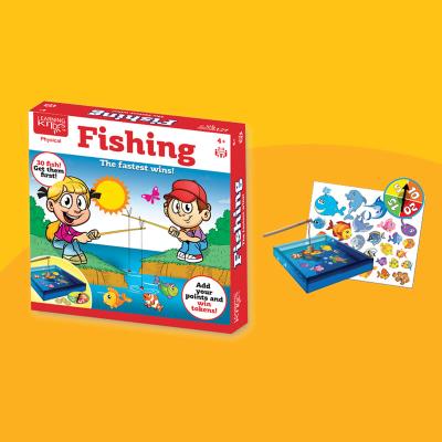 China Kids Colorful Toys Physical Fishing Board Games Funny Kids Hobby Games With Timer 27.0*27.0*5.3cm for sale