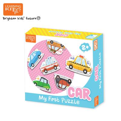 China Pack other educational toys for 24 months my different cars puzzle from the first puzzle for sale