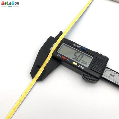 China Hotel 1cm 480leds cuttable per meter led free flexible cob light 3mm 5mm pcb width cri90 dot mini 12v led cob strip light for sale