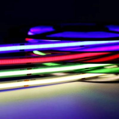 China Free Hotel DC12V 180degree free sample point led light RGB led cob led strip for decotation for sale