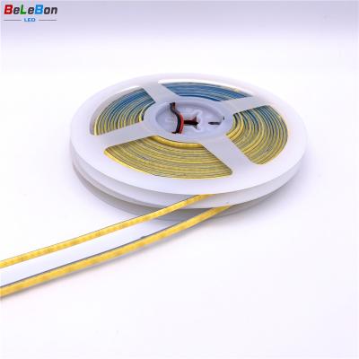 China hotel 3mm 5mm width mini dot cob strip dc12v 400led cob free flexible led strip light for sale