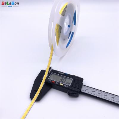 China Hotel DC12V DC24V 400led 3mm 9W Custom Mini Length 5mm Flexible Point Led Cob Strip Light For Car Decoration for sale