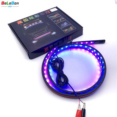 China DC12V DC24V 100cm 240cm 60 inch Height RGB Car Truck Vehicle Customized Colorful Running Tailgate Led Strip Light DC12V DC24V 100cm 240cm 60inch Front Truck Led Strip Light for sale