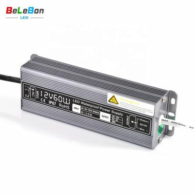 China Strip Light Input 110V 220V Output DC12V DC24V IP20 IP67 LED Power Supply Indoor Outdoor Ultra Thin Transformer For Led Strip Module Light for sale