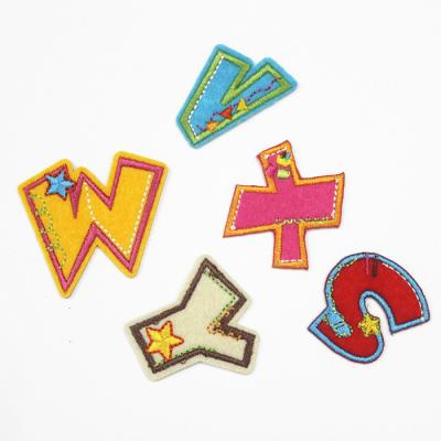 China 3D Makers Letters Embroidered Patch For Dresses for sale