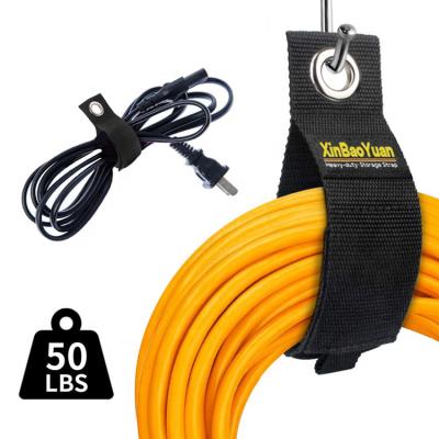 China Self Adhesive Heavy Duty Velcroes Strapping Velcroes Rope Holder Hook And Loop Storage Straps for sale