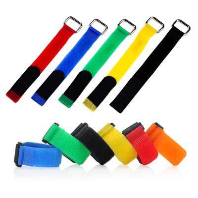 China Self Adhesive Velcroes Cable Ties Hook and Loop Fastener and Loop Strap Velcroes Strap for sale