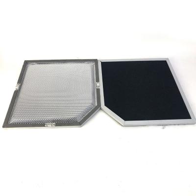 China Commercial Hot Sale Replacement Hood Parts Kitchen Chimney Grease Standard Aluminum Charcoal Filter Mesh for sale