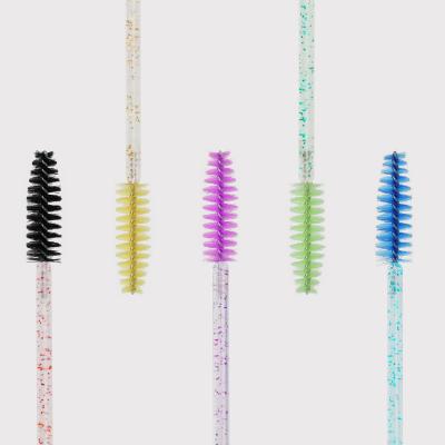 China Mini Brushes Eyelash Extension Applicator Makeup Mascara Disposable Silicone Sweeps Lash Separating Tools Mascara Wands for sale