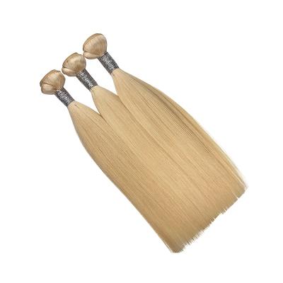 China Silky Straight Wave Virgin 613 Hair Bundles FREE SAMPLE Blonde With CLOSURES 13 Brazilian Hair Aligend 100% Brezilian Hair Cuticle Texture for sale