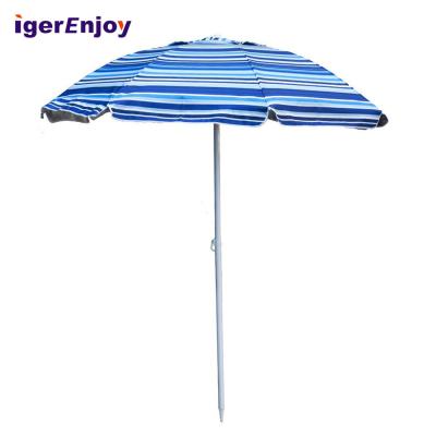 China Modern Folding Beach Umbrella Portable UV50 Beach Umbrella With Carry Bag, Sun Parasol Promotional Advertising Outdoor Beach Umbrella for sale