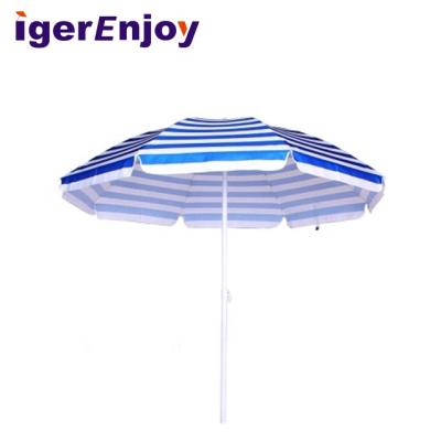 China 2020 modern promotional outdoor anti-UV leisure beach umbrella 6ft-9ft sunblock parasol umbrella for sale