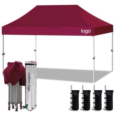 China Exhibitons Square Folding 10x15 Ft, Pop Up Outdoor Trade Show Gazebo Canopy Commercial Use Exhibition Event Tents With Carry Bag/ for sale