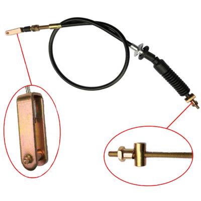 China Motorcycle Parts Durable Material Black PVC Housing Extended Front Brake Cable For Motorcycle for sale