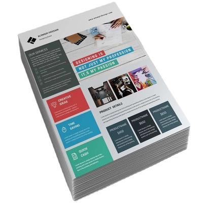 China Excellent product promotion custom brochure a4 printed paper, custom printing a4 sales flyer/booklet/leaflet/manual/pamphlet for sale