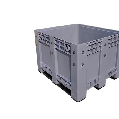 China 1000*1200*975 Strong Plastic Big Box Crates For Shipping And Storage / Plastic Pallet Bin for sale