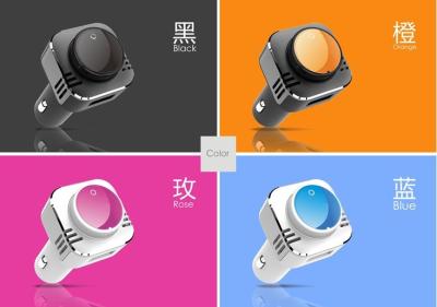 China Vehículo universal - auriculares inalámbricos montados del bluetooth blancos/negro/naranja en venta