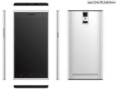 China 5.5Inch teléfonos celulares elegantes de la base de Octa del androide 4,4 con la pantalla táctil capacitiva en venta