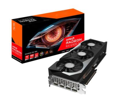 China Unopened Brand New Desktop Graphics Card Workstation Radeon RX 6900 XT GAME OC 16G Graphics Design GPU for sale