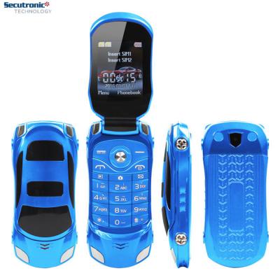 China GSM Dual SIM Card Very Small Mobile Phone 1.8inch 1500mAh Car Shape Setro F15 for sale