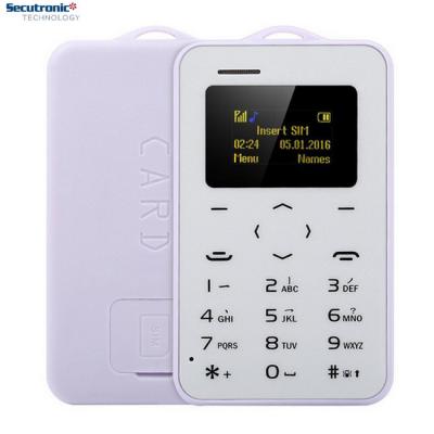 China Telefones celulares básicos ultra finos da G/M com teclado numérico, telefone básico Setro M5 de Android à venda