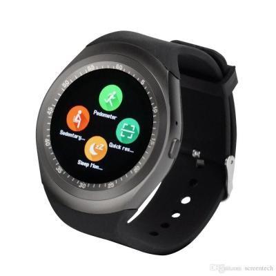 China 1.54 Inch Touch Screen Smartwatch Running Android Fitness Activity Tracker Sleep Monitor Y1 for sale