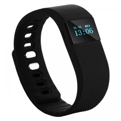 China Compatible TW64 Smart Bluetooth Fitness Bracelet / Sports Activity Bracelet Rubber for sale