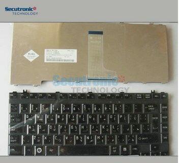 China Glossy Black Laptop Keyboard Replacement , New Keyboard For Toshiba Satellite Laptop  for sale