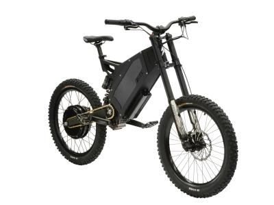 China Steel Frame Stealth Bomber Electric Bike 3000w With 72v Lithium Battery for sale