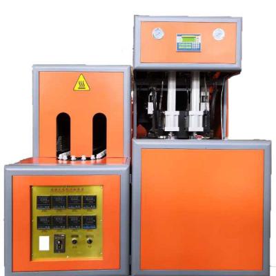 China Semi Automatic Bottle HZ 880 PET 2cavity Bottle Blow Molding Machine For 1Liter Bottle for sale