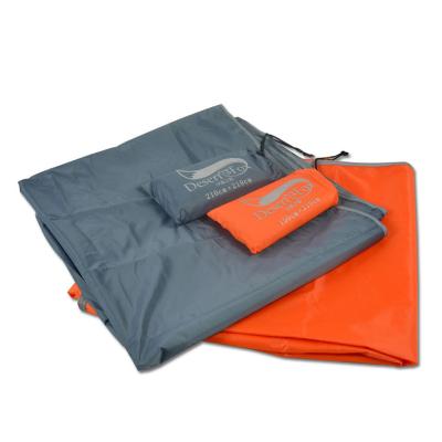 China Waterproof Beach Tarp Mat Ultralight Pocket Tent Footprints Picnic Floor Tarp Desert Fox Tent Floor Tarp With Bag For Camping Hiking Tarps for sale