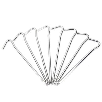 China Desert Fox Aluminum Tent Peg Tent Ground Nails 18cm Aluminum Alloy Ground Nails Sun Shelter Ropes Nails Tent Accessories Camping Tools for sale