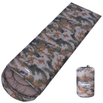 China Type Envelope Desert Fox Camping Sleeping Bag Ultralight Season 4 Camouflage Sleeping Bags With Compression Sack For Outdoor Hiking Traveling for sale