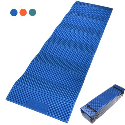 China Ultralight Folding Camping Yoga Mat Waterproof EVA Foam Portable Sleeping Pad Yoga Mat Desert Fox Sleep Mattress Beach Outdoor Picnic Pad for sale