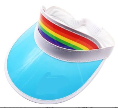 China JOINT PVC Custom Color LOGO Transparent Hat for sale