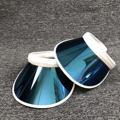 China Protect Sun Shade Wholesale Colorful Sunshade Hats Sun Shade Face Laser UV Sun Shade for sale