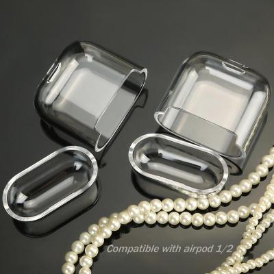 China WholesaleTrasparent Clear Dirt-resistant Skin Crystal Hard Cover For AirPods Case Factory for sale