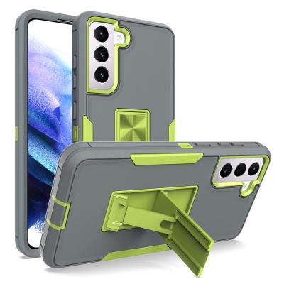 China Shockproof Shockproof Magnetic Bracket Cell Phone Car Case Mobile Phone Protective Case Cover For Samsung Galaxy S21 Fe for sale