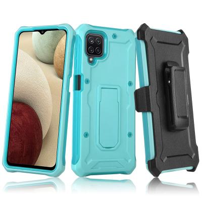 China 2021 Anti-drop Designer Mobile Phone Accessories Shockproof Phone Case With Stand Holder Fashion Cover For Samsung Galaxy A12 5G/4G for sale