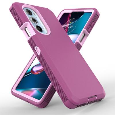 China Hotsale Shockproof 3in1 Armor Protective Phone Case Shockproof From USA Market For Moto Edge Plus PRO 2022/Edge X30 Edge X30 Hard Armor Cover for sale