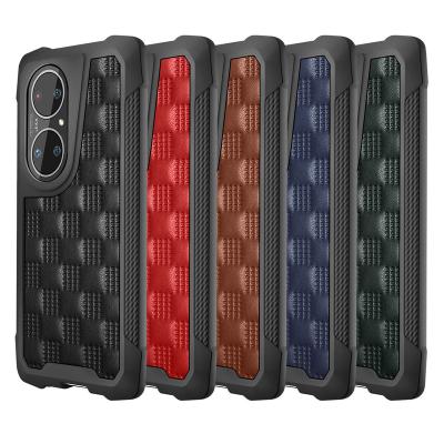 China Shockproof For Huawei P50 PC 3In1 PU TPU pro Mobile Leather Cover Back Cover Shockproof Hard Cell Phone Cases for sale