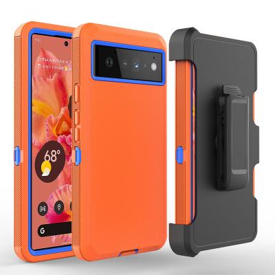 China Wholesale Protective Armor Shockproof Case Defender Phone Pro Pixel 6 Shockproof Case For Google Pixel 6 Robot Shell Case for sale