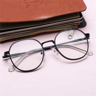 China Blocking Light Custom DOISYER 2021 Glasses Frames Full Metal Steel Computer Glass Radiation Blue Light Custom for sale