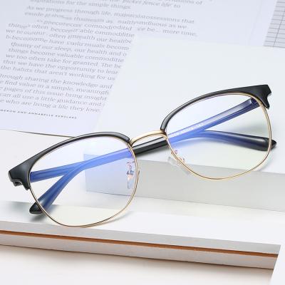 China DOISYER 2021 blue retro radiation optical frame tr90 high quality eyeglass blocking frames anti block blue light glass for unisex for sale