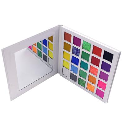 China Best Wholesale Price Logo 25Colors Long Lasting Custom Pressing Palette White Eyeshadow Base for sale