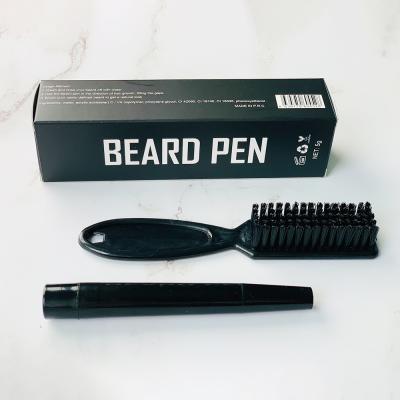 China New Design Round Tube Dye Acne Treatment Pen Kit With Brush Beard Color Waterproof Pen for sale