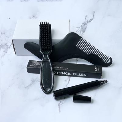 China 2021 Acne Treatment New Arrival Men's Hairdresser Beard Pencil Comb Filler Kit Beard Pen for sale