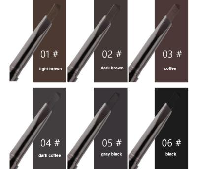 China OEM Lengthening Product Customized Logo Private Label 6Colors With Brush Makeup Sweatproof Beard Dulling Pen for sale