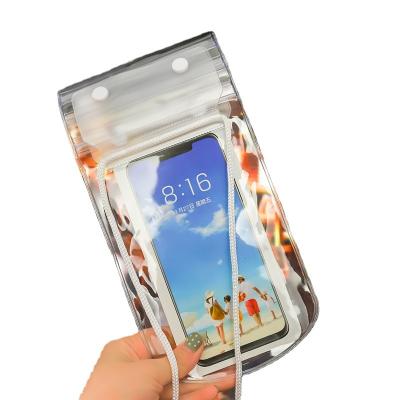 China Waterproof Lightweight Transparent Waterproof Bag Mobile Phone Bag Women Cross - Body for sale