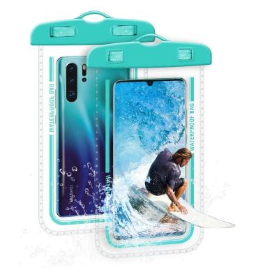 China IPX8 6color Waterproof Waterproof Case, Transparent Waterproof Phone Pouch PVC Dry Bag for Swimming, Boating, Fishing, Skiing, Rafting, for sale